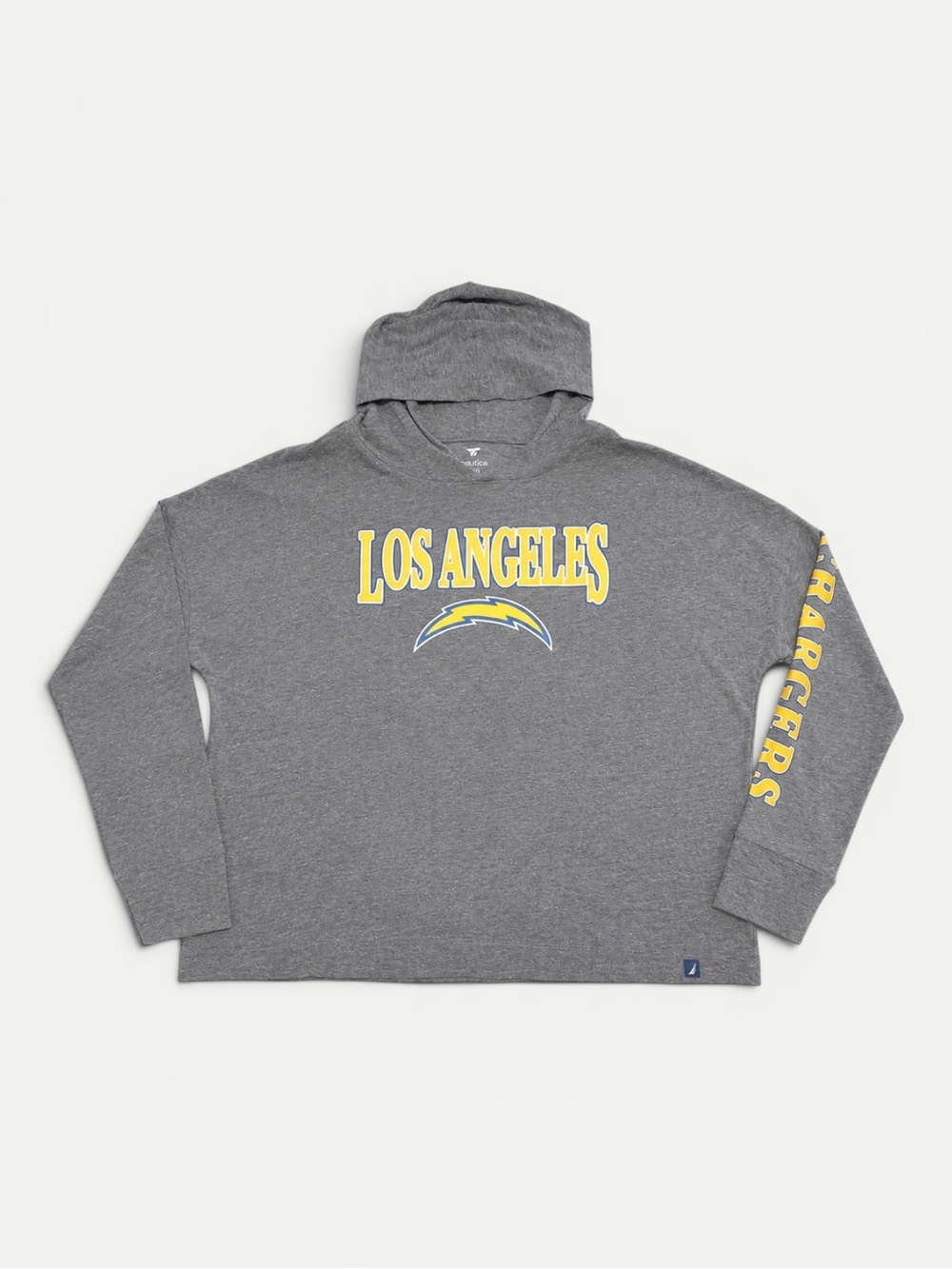 Fanatics Los Angeles Chargers Women’s Oversized Cropped Hoodie – Medium